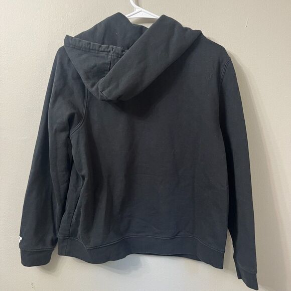 Georgia Bulldogs NCAA Hoodie Large 12 Russell Athletic Women Fleece Jacket Black - Picture 7 of 8